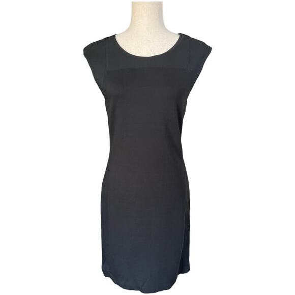 Hugo Boss Black Dress Cap Sleeve Bodycon Sheath - Picture 1 of 8